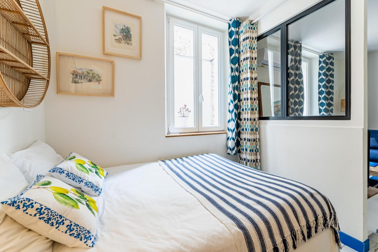 Studio Bleu 29M2, 120M Vieux-Port , Clim ,Wifi, Acces Autonome Avec Code Marseille Exterior photo